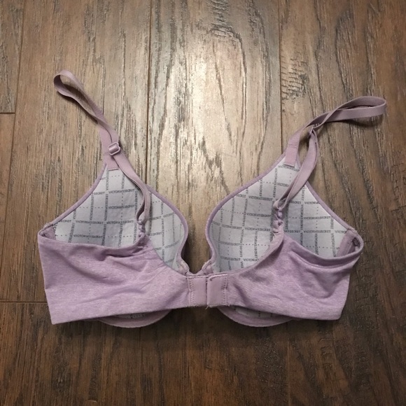 Victoria’s Secret Purple Semi Demi Push Up Bra 32C - Picture 2 of 3